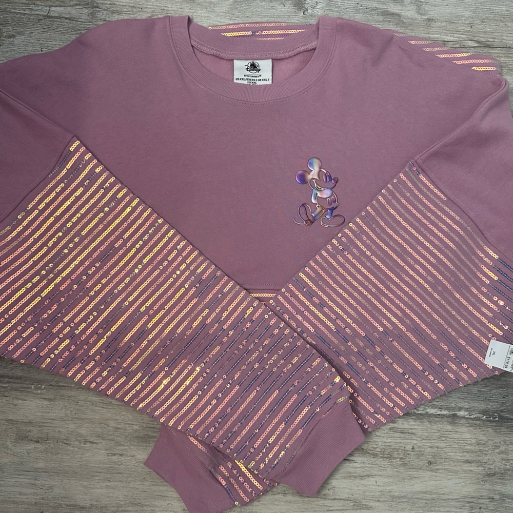 Disney Vacation Club EARidescent Sequined 50th Anniversary Spirit Jersey
